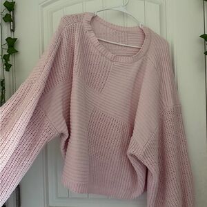Pink Knit Sweater